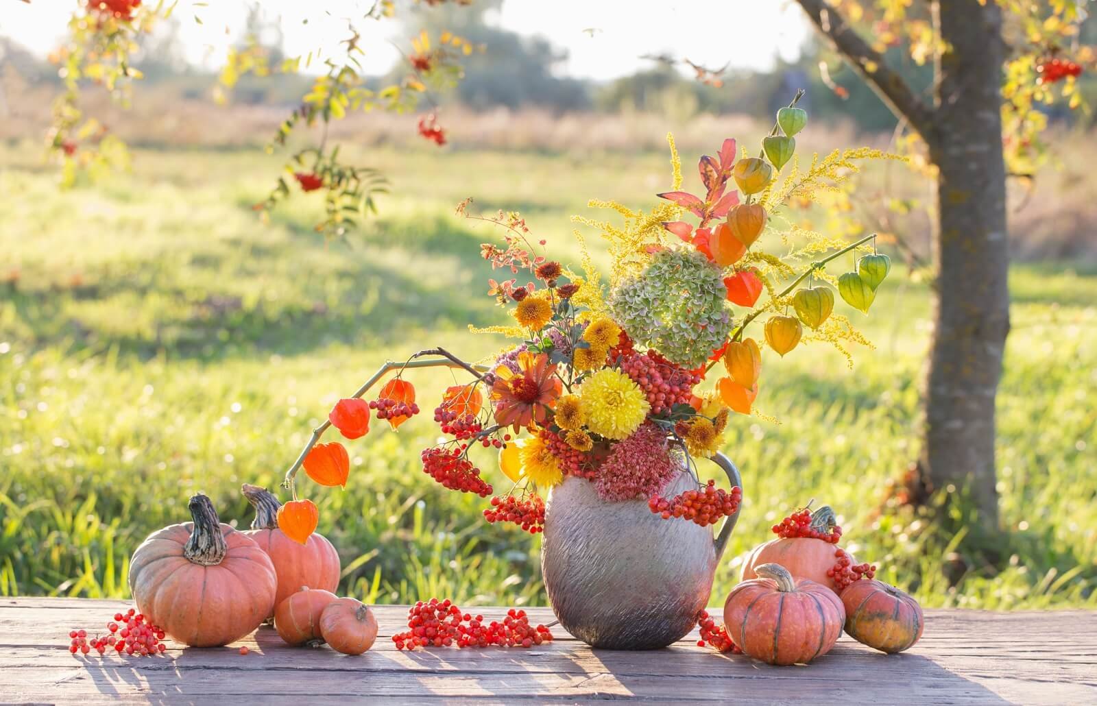 Осенние букеты 🍁 – купить яркие, красочные композиции из осенних цветов с доставкой по Москве